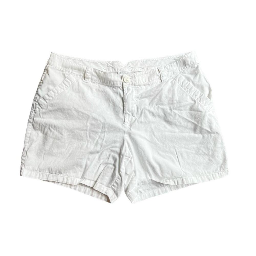 White Columbia Shorts.  Size 16.